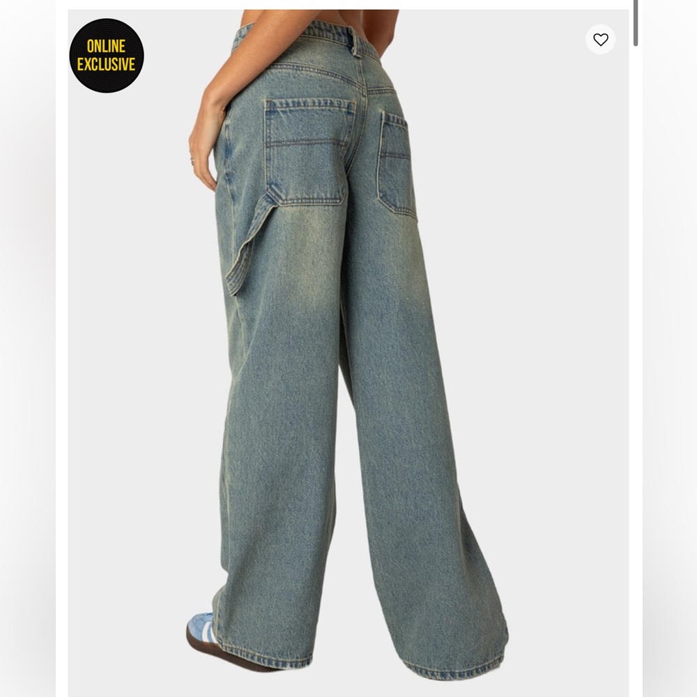 Edikted Low Rise Carpenter Jeans - Picture 2 of 6